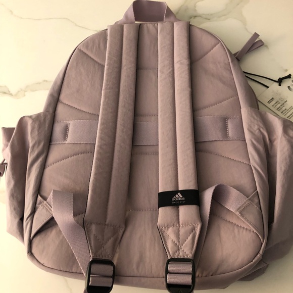 Adidas Weekender Backpack- Preloved Fig Purple- New - Picture 3 of 4